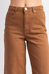 Absolutely Essential Coffee Wide Leg Pants