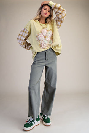 Absolutely Essential Ash Olive Wide Leg Pants