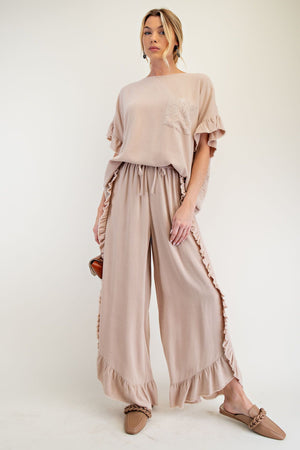 Fancy Flutters Mineral Washed Palazzo Pants