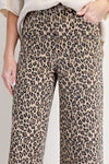 Running Wild Animal Print Wide Leg Pants
