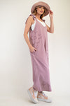 Daisy Delight Mauve Flower Patch Jumpsuit
