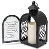 Your Memory Is A Keepsake Black Metal Lantern