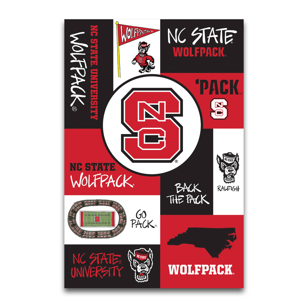 NC State Collage Garden Flag