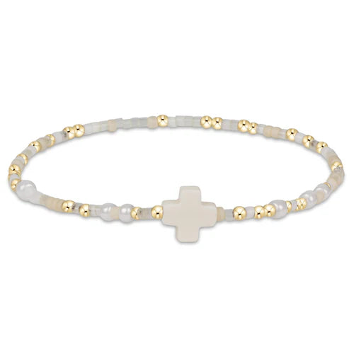 Enewton egirl Call Me On My Shellphone Hope Unwritten Signature Cross Bracelet