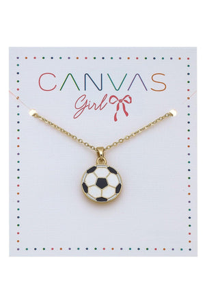 Eloise Soccer Kid's Worn Gold Necklace