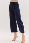 On A Mission Navy High Waisted Wide Leg Pants