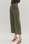 Sweet Magnolia Olive High Waist Ankle Length Pants