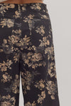 Dusky Gardens Floral Mid-Rise Pants
