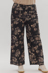 Dusky Gardens Floral Mid-Rise Pants