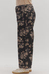 Dusky Gardens Floral Mid-Rise Pants