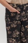 Dusky Gardens Floral Mid-Rise Pants