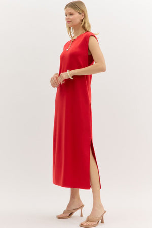 Still & Chic Jersey Midi Dress
