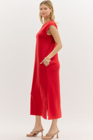 Still & Chic Jersey Midi Dress