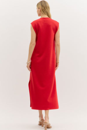 Still & Chic Jersey Midi Dress