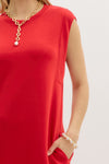 Still & Chic Jersey Midi Dress