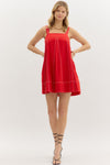 Poolside in Rio Red Mini Dress