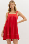 Poolside in Rio Red Mini Dress