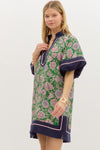Paisley Poise Floral Print Dress