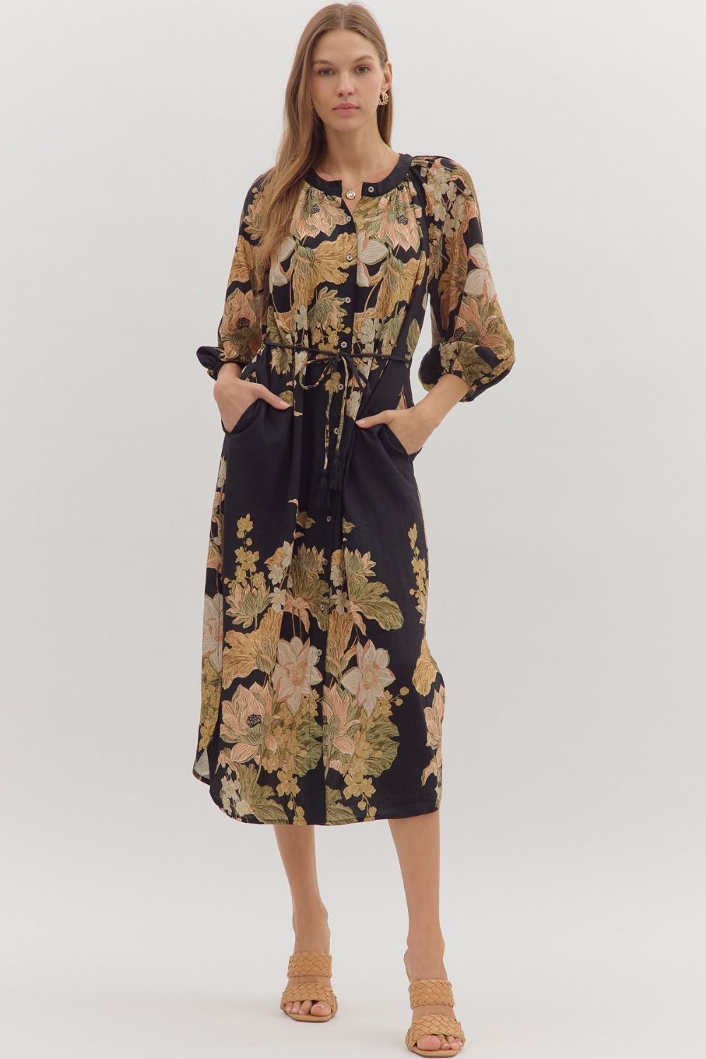 Autumn Sonata Midi Dress
