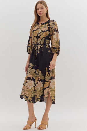 Autumn Sonata Midi Dress
