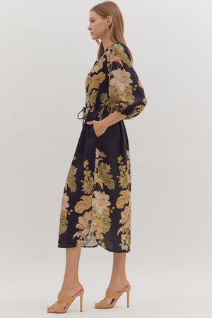 Autumn Sonata Midi Dress