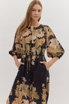 Autumn Sonata Midi Dress