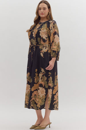 Autumn Sonata Midi Dress