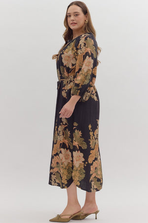 Autumn Sonata Midi Dress