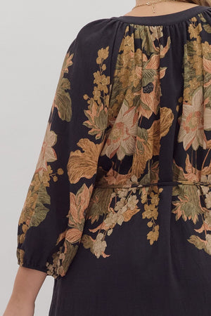 Autumn Sonata Midi Dress