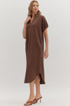 Harbor Lane Espresso Midi Dress