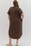 Harbor Lane Espresso Midi Dress