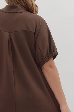 Harbor Lane Espresso Midi Dress