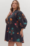 Twilight Meadow Floral Dress