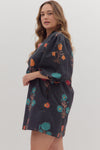 Twilight Meadow Floral Dress