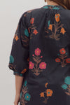Twilight Meadow Floral Dress