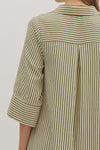 Olive Lane Striped Midi Dress