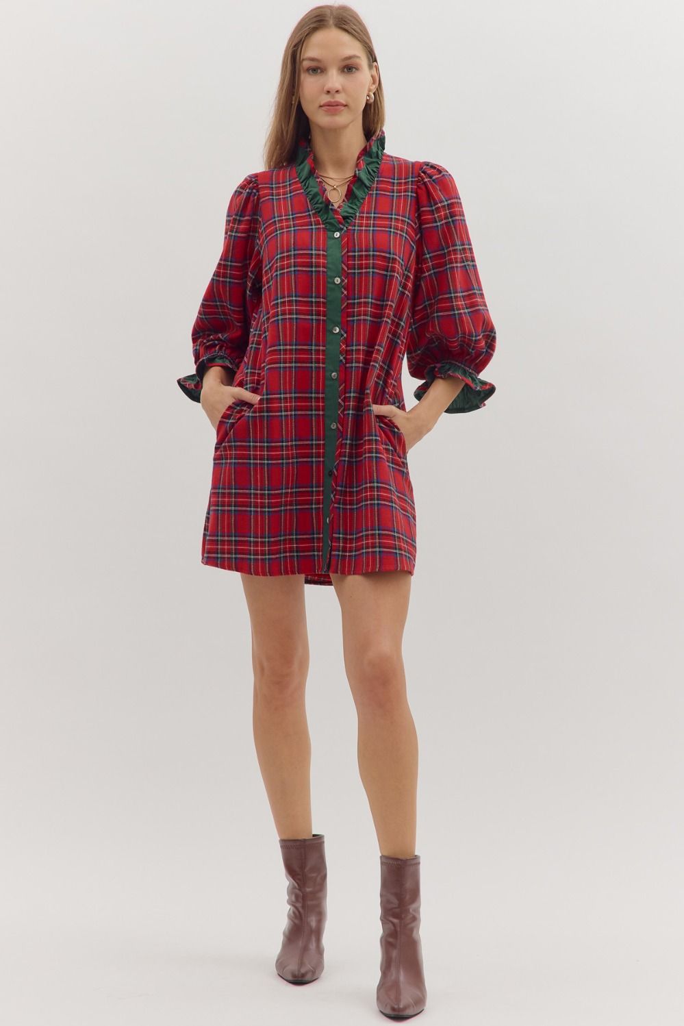Highland Whimsy Mini Dress