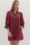 Highland Whimsy Mini Dress