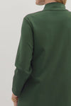 Camden Street Hunter Green V-Neck Knit Dress