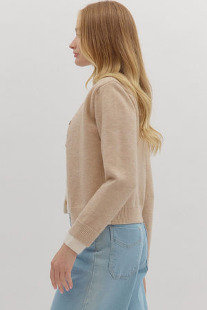 Modern Muse Oatmeal Cardigan Set
