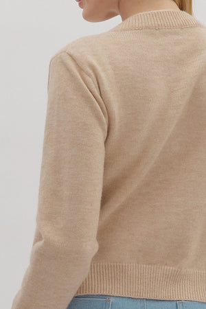 Modern Muse Oatmeal Cardigan Set