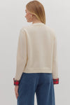 Hearthside Plaid Cream Cardigan