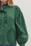 Magnolia Vale Embroidered Applique Top