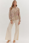 Garden Vista Button-Down Top