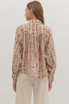 Garden Vista Button-Down Top