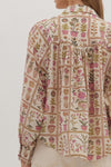 Garden Vista Button-Down Top