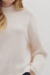Waverly Cream Scallop Hem Sweater