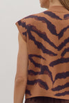 Wild Horizons Mock Neck Sweater Top