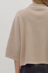 Willow Knit V-Neck Collar Top