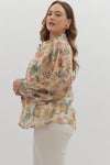 Golden Grove Floral Print Top